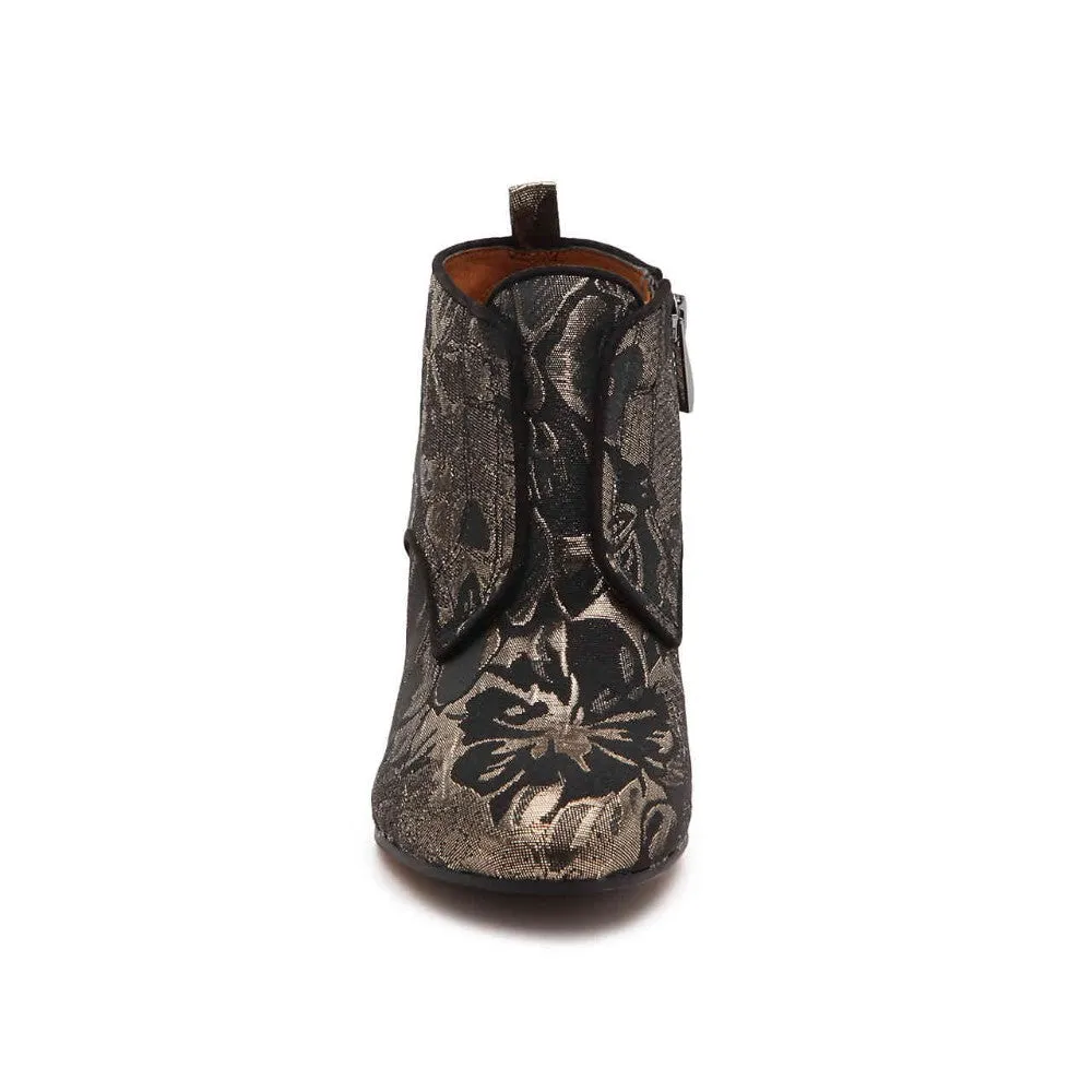 Alfie Black Suede Franco Sarto Ankle Boot