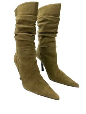 Boots Ankle Heels By Bakers Shoes  Size: 7