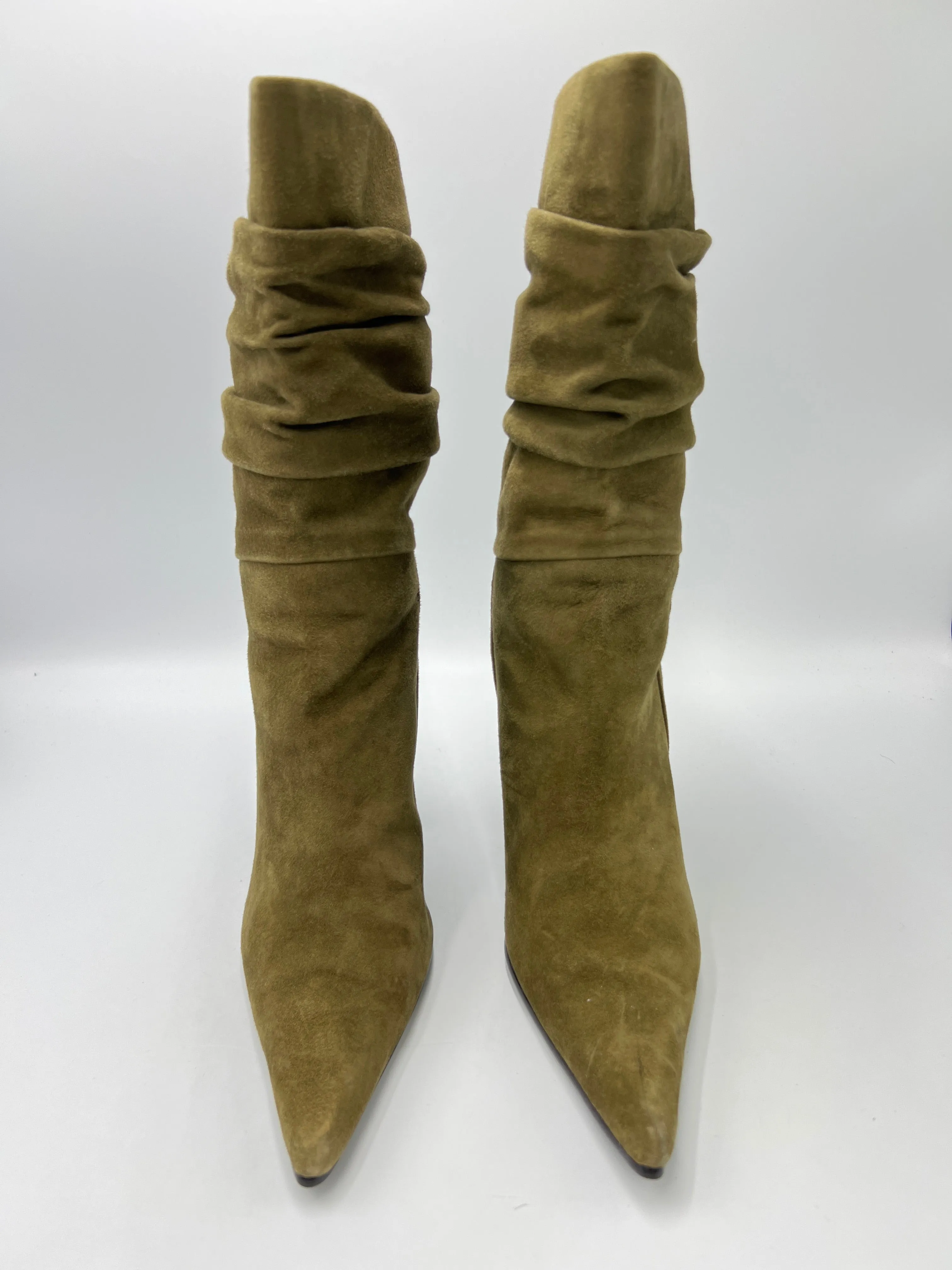 Boots Ankle Heels By Bakers Shoes  Size: 7