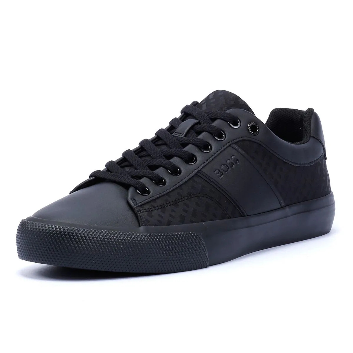 Boss Aiden Tennis Men's Black Trainers