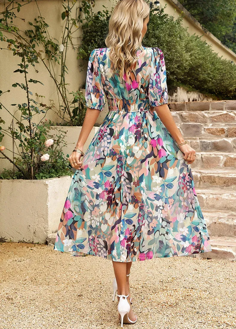Chelsea™ - Floral Midi Dress