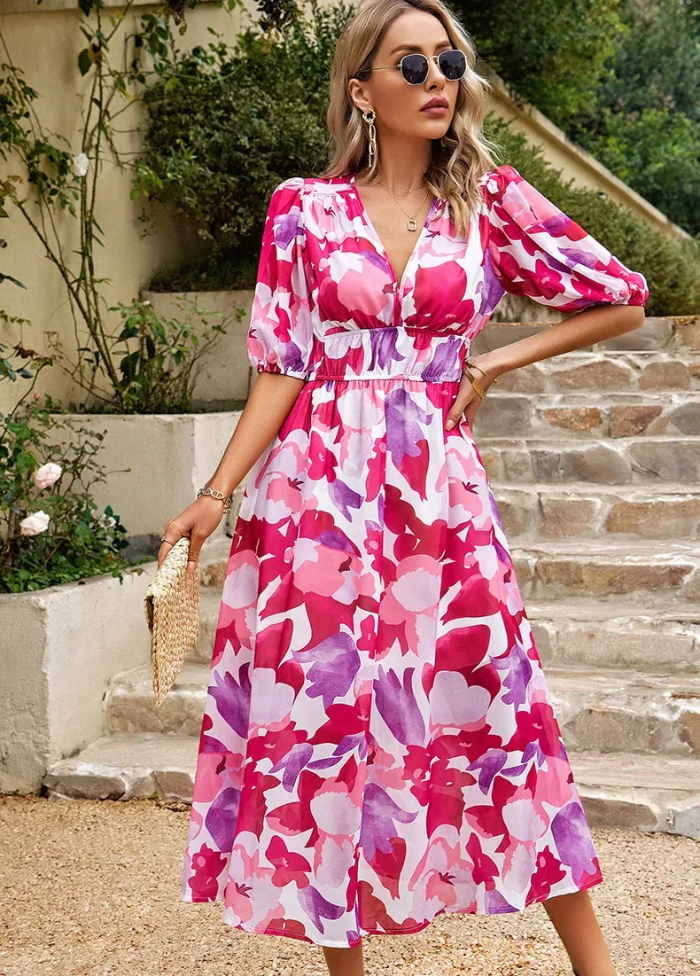 Chelsea™ - Floral Midi Dress