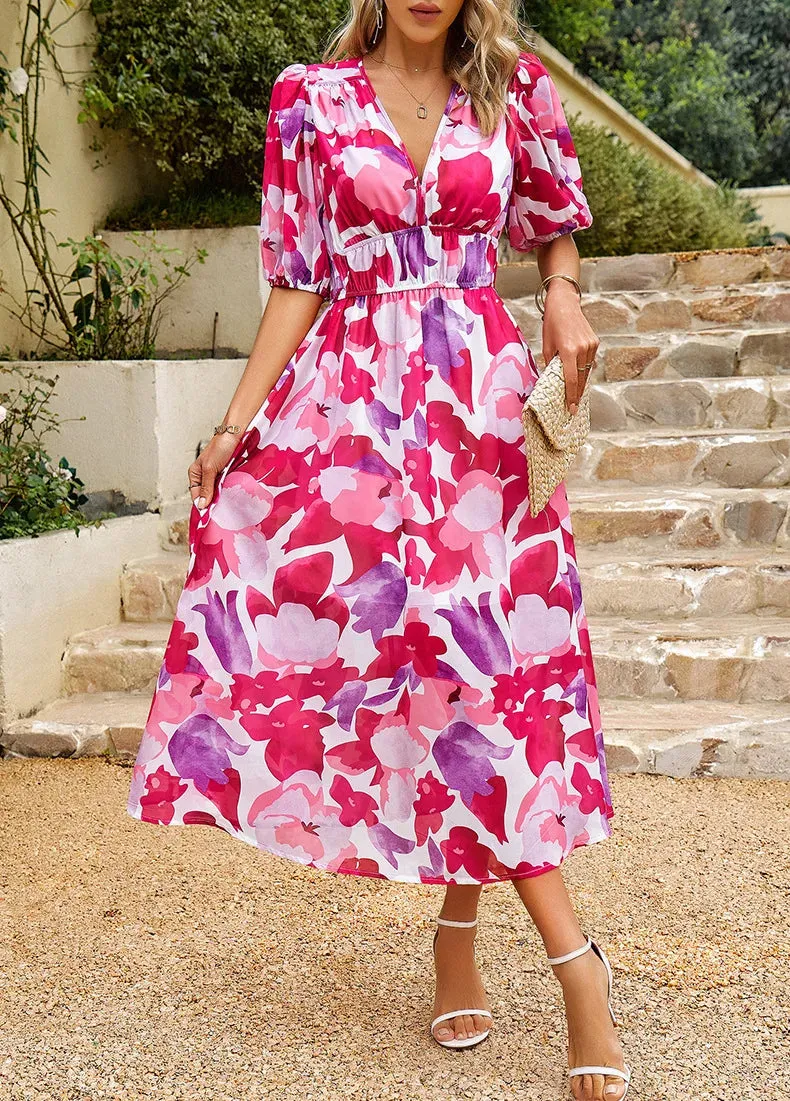 Chelsea™ - Floral Midi Dress
