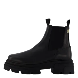 Combat Leather Low Chelsea Black