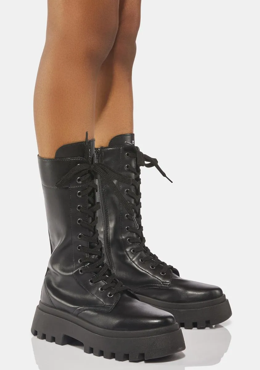 Devona Combat Boots
