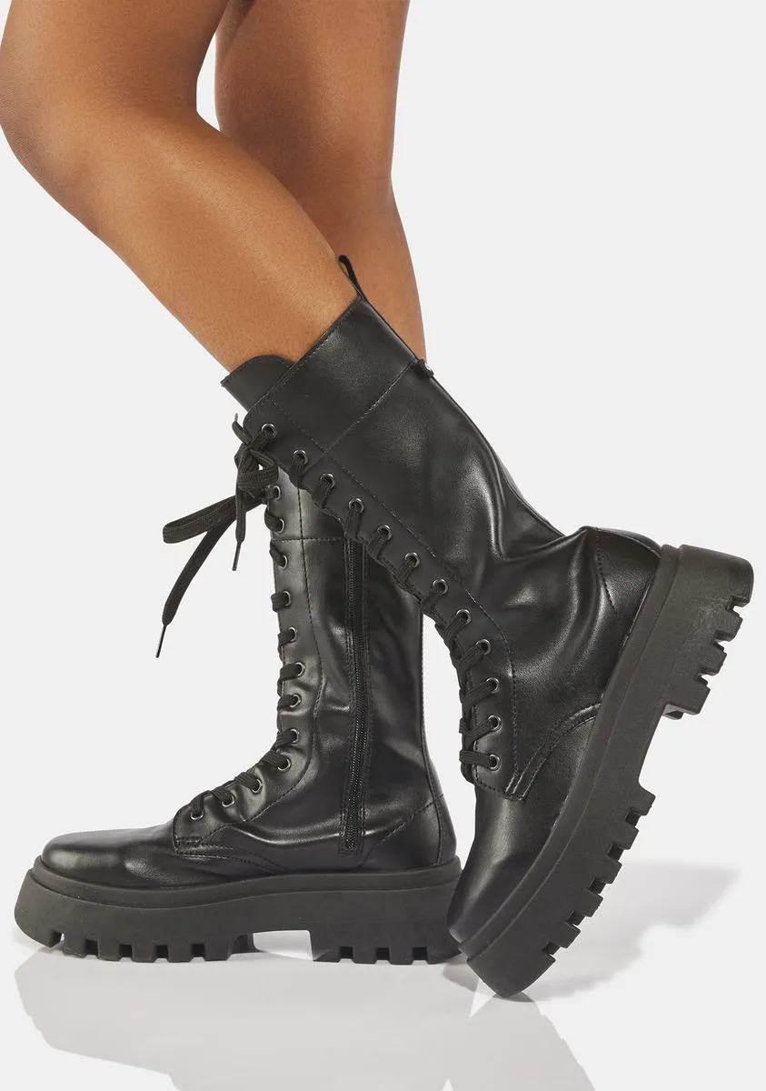 Devona Combat Boots