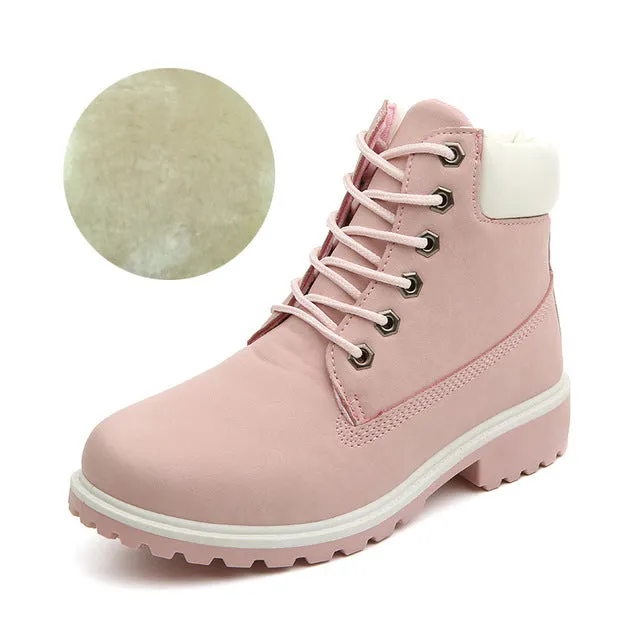 Fashion Women's Flat Heel Boots