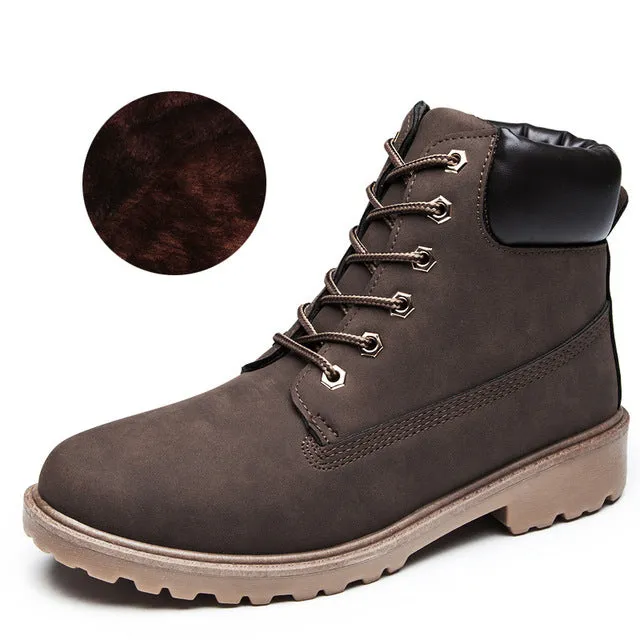 Fashion Women's Flat Heel Boots