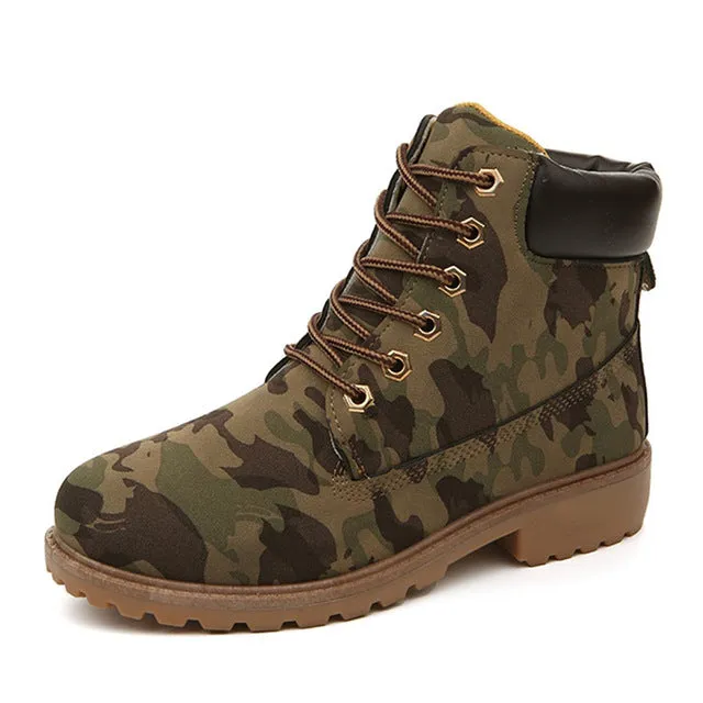 Fashion Women's Flat Heel Boots