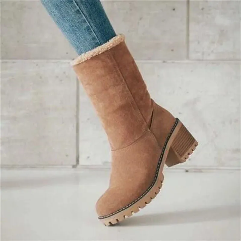 Fur Lined Warm Winter Boots