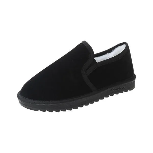 Fur Lining Slip-on Shoes
