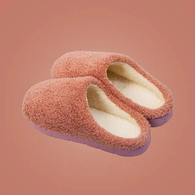 Fuzzy House Slippers Memory Foam Slippers Slip