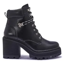 FUZZY12 CHUNKY LACE UP HIKER BOOT