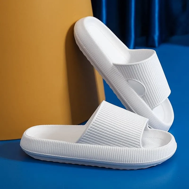 Home Cloud Slippers Summer Thick Platform Women 2023 Sandals Indoor Bathroom Anti-slip Slides Ladies men's Shoes Dropshipping