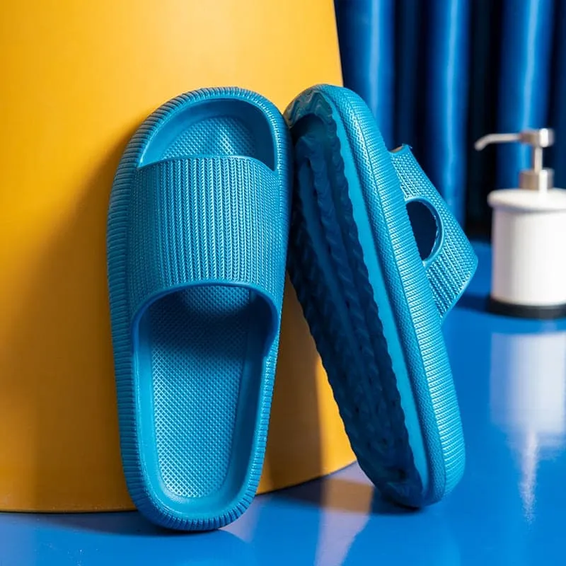 Home Cloud Slippers Summer Thick Platform Women 2023 Sandals Indoor Bathroom Anti-slip Slides Ladies men's Shoes Dropshipping