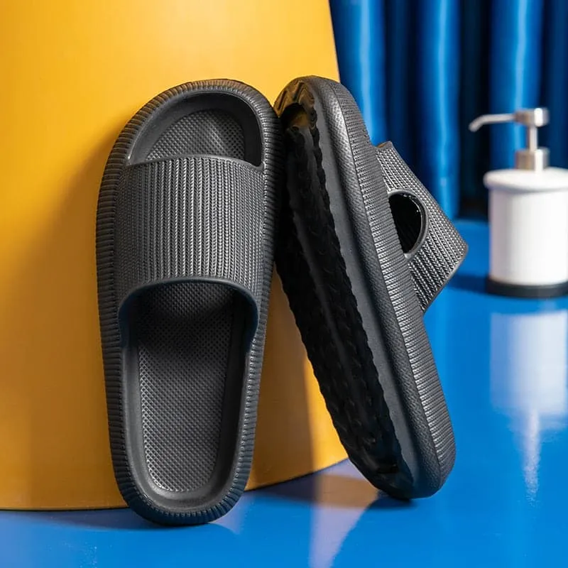 Home Cloud Slippers Summer Thick Platform Women 2023 Sandals Indoor Bathroom Anti-slip Slides Ladies men's Shoes Dropshipping