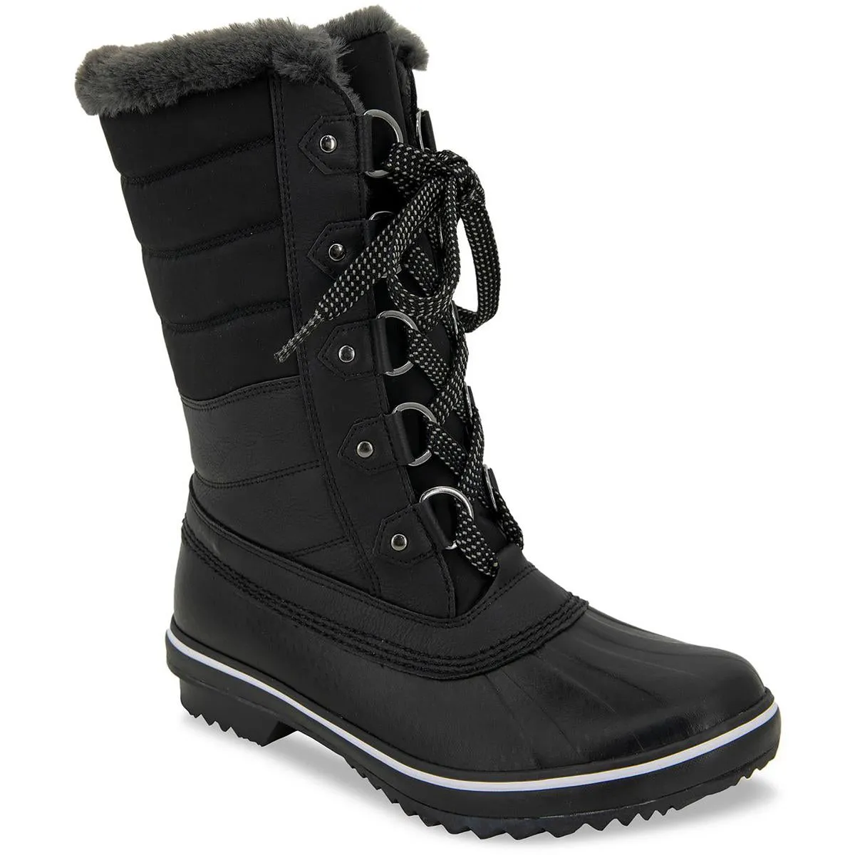 JBU by Jambu Womens Siberia Leather Cold Weather Winter & Snow Boots