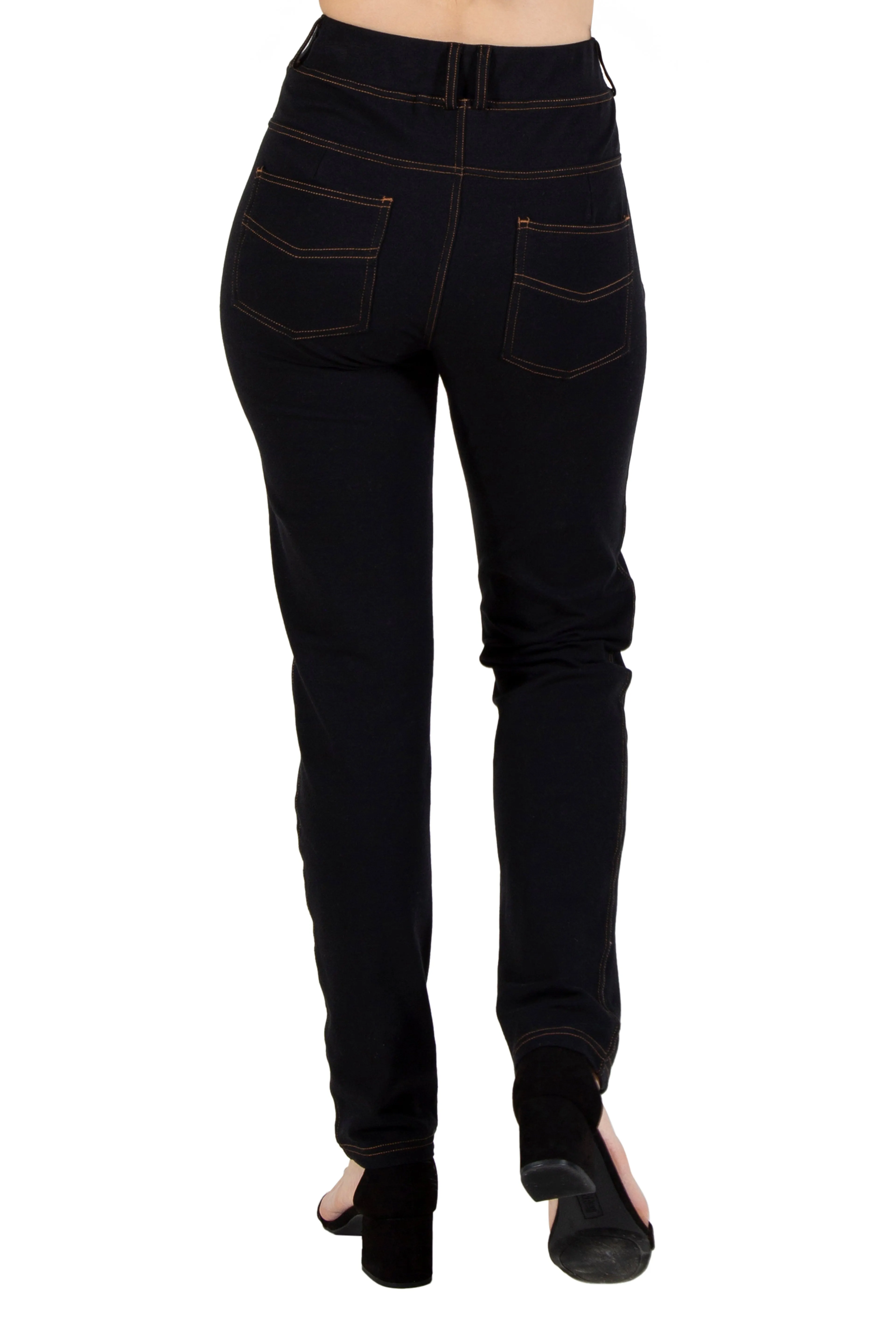 La Cera Stretch Knit Jegging