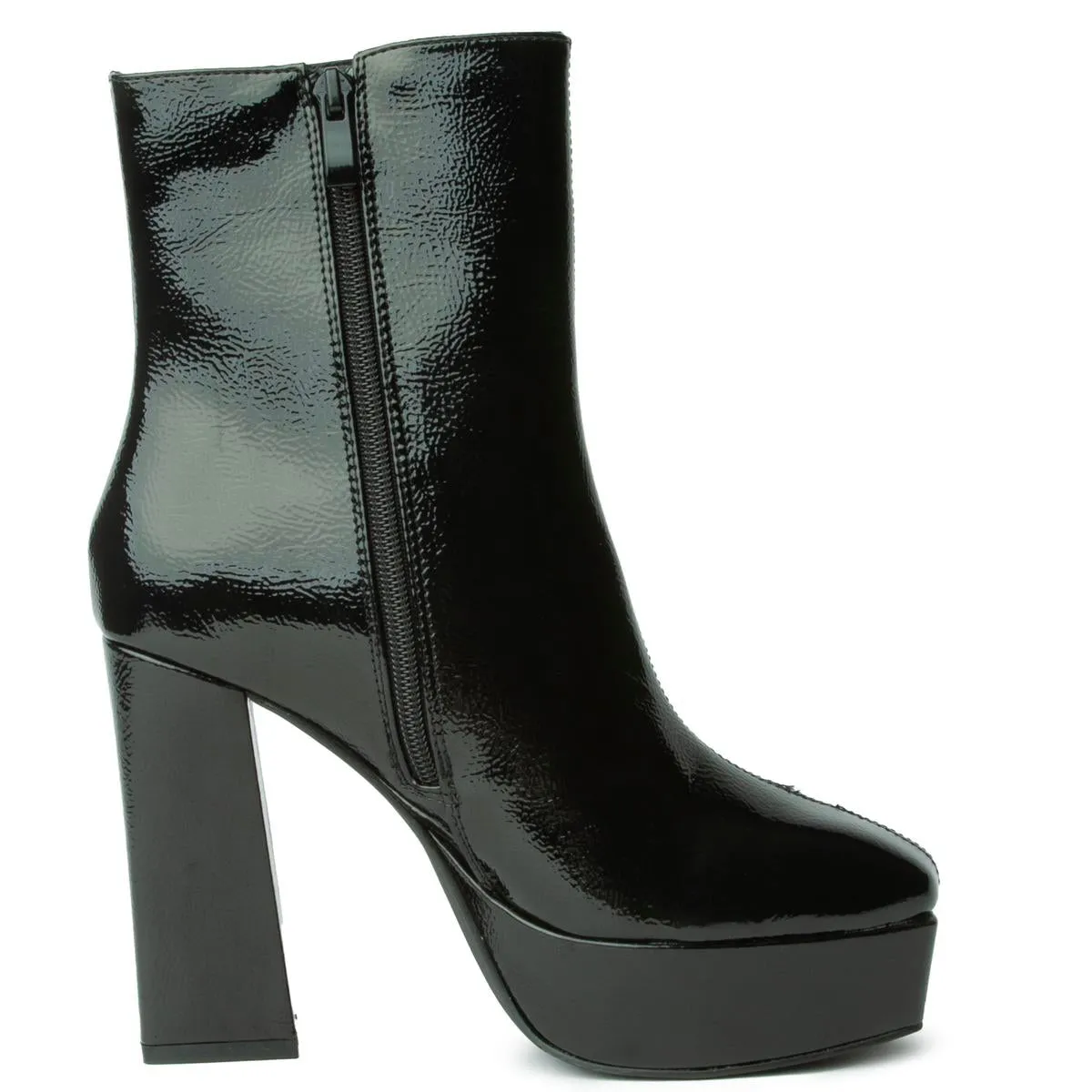Luster-1 Black Ankle Boots