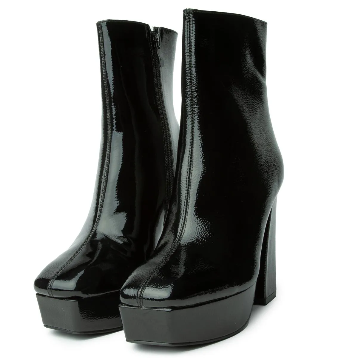 Luster-1 Black Ankle Boots