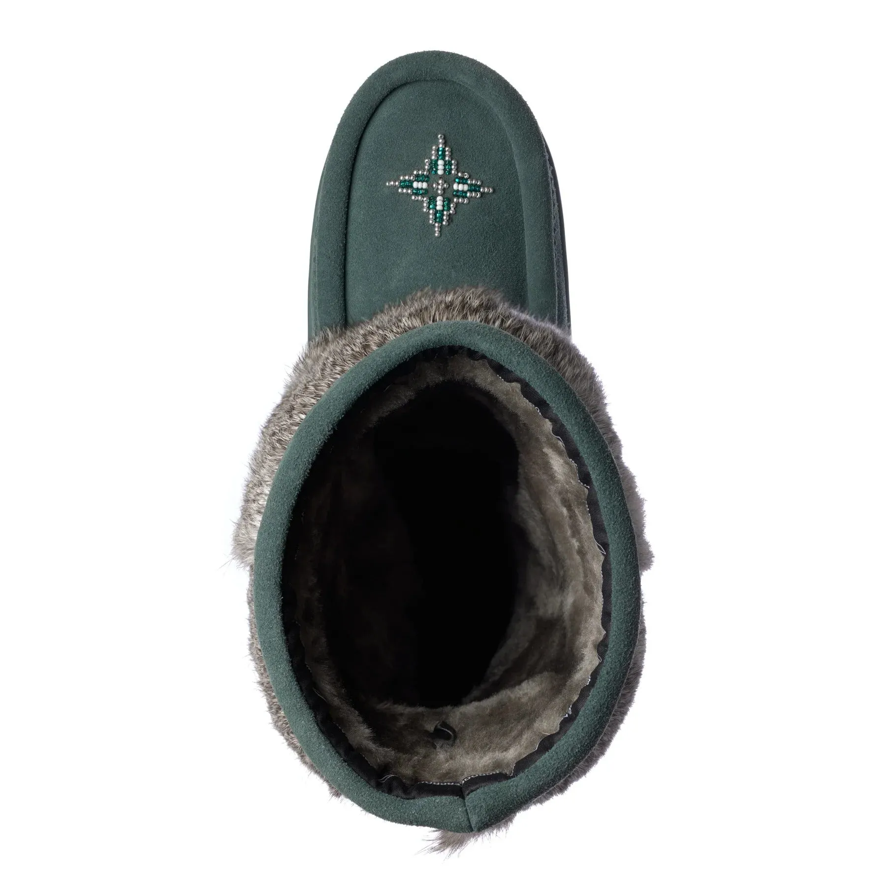 MANITOBAH MUKLUKS WOMEN'S WATERPROOF HALF SUEDE MUKLUK BOOT-SAGE