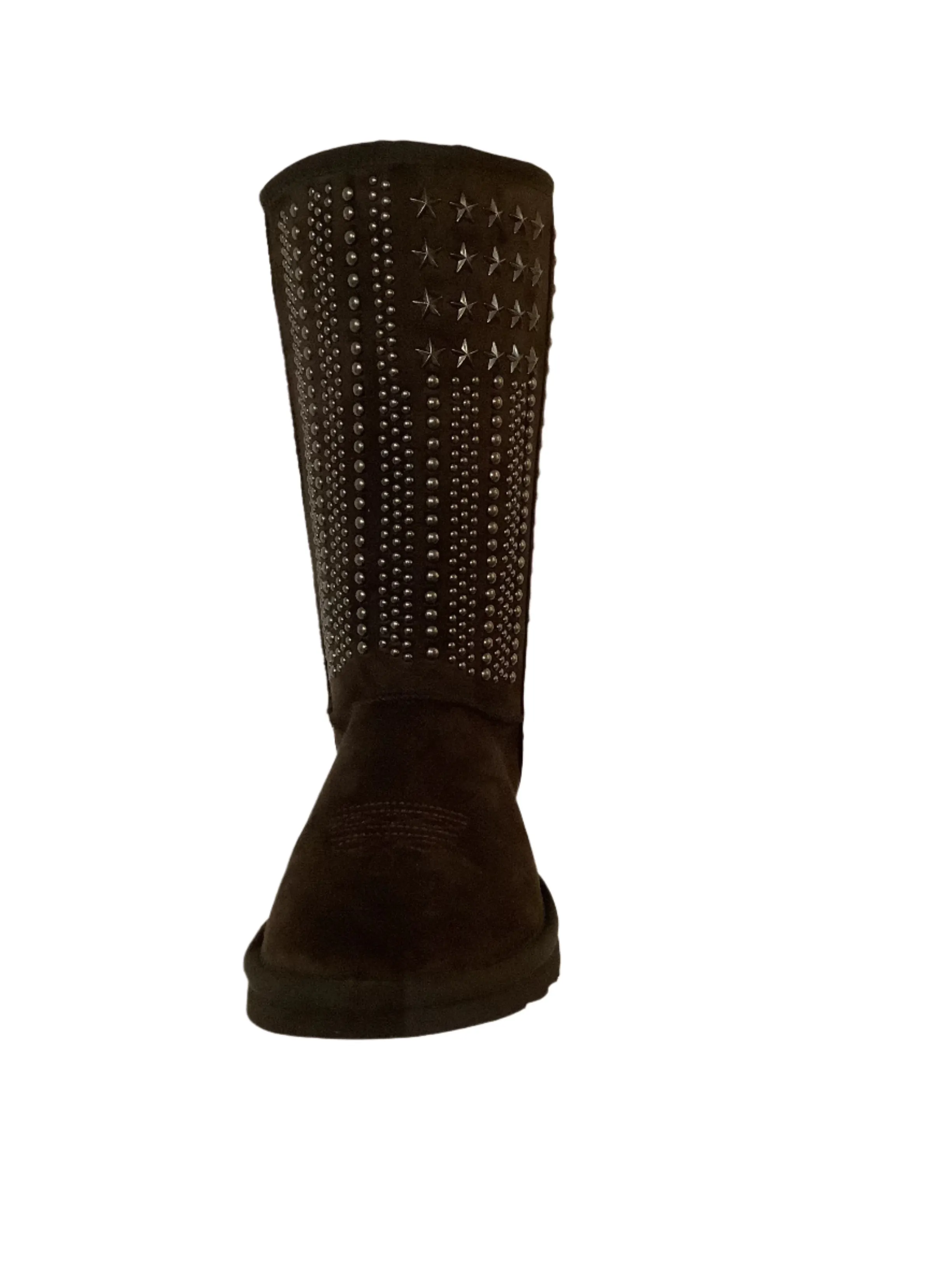 Montana West Snow Boot with Stars and Studs