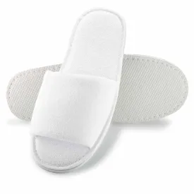 Open Toe Terry Towelling Slippers, 28cm (Case of 100)