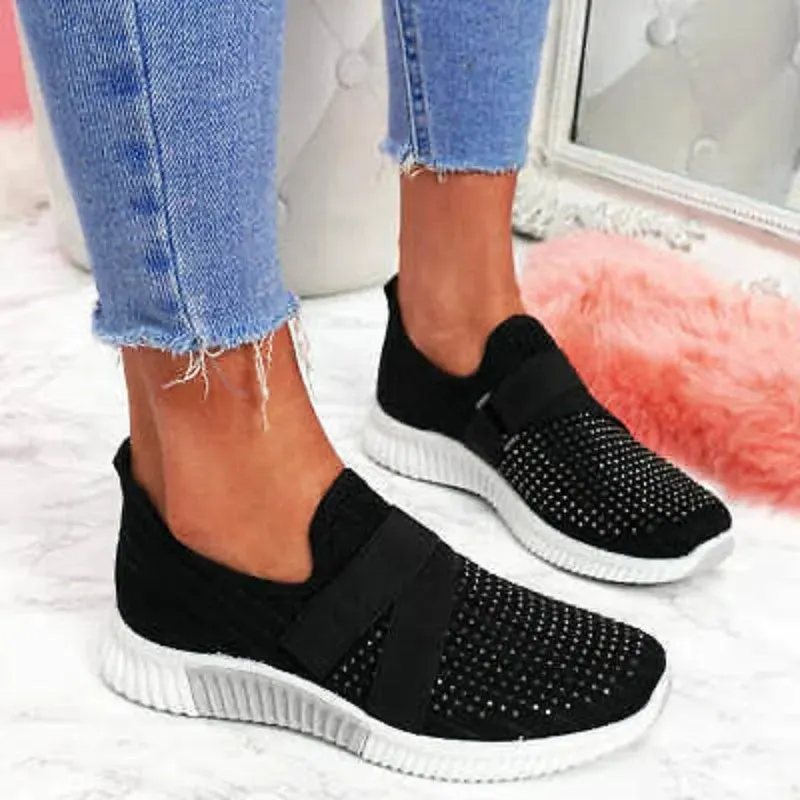 Summer Fly Weave Flats Shoes Women Fashion Plus Size